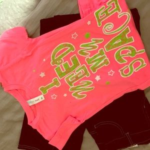 Girls top and jeans set